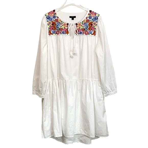 REIMAGINED BY J CREW - SIZE XL - FARMER’S MARKET DRESS TUNIC - EMBROIDERED B21 - Picture 4 of 16